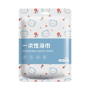 ST78FXHTC 70x140cm Disposable Printed Bath Towel Portable Thickened And Enlarged Travel Quick-Drying Towel Soft Washable Bath Towel