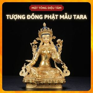 Tượng phật Lục Độ phật mẫu - tượng Đức Tara Xanh đồ thờ cúng phong thủy Mật tông Diệu Tâm