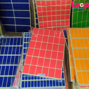 Rectangular Shape Sticker Label Colour White