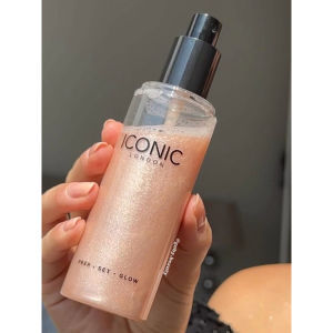 [BILL US] Xịt khoá makeup Iconic London Prep-Set-Glow Hydrating Glowy Setting Spray - Sản phẩm chứa chiết xuất dưa chuột và hoa cúc cùng các thành phần giàu chất chống oxy hóa trà xanh và vitamin E giúp nuôi dưỡng làn da caffeine giúp giảm quầng thâm qu
