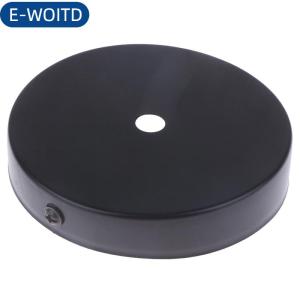 E-WOITD Treo đèn chùm tấm kim loại Trần cố định cơ sở tường cố định phụ kiện 10cm Tự làm mặt dây chuyền retro công cụ ánh sáng