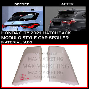 HONDA CITY HATCHBACK 2021 MODULO STYLE BACK BOOT LIP TRUNK DUCKTAIL REAR SPOILER  ABS SKIRT LIP BODYKIT