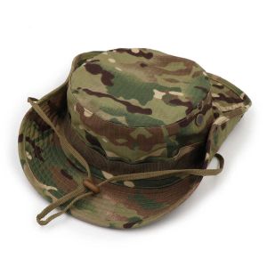 ASIAON Outdoor Camping Mountaineering Camouflage UV Protection Sun Visor Fisherman Cap Boonies Lousy Boonie Hat