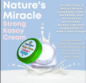 Natures Miracle Kasoy Cream for Warts and Mole Treatment 5g - Safe and Effective Skin Blemish Remover