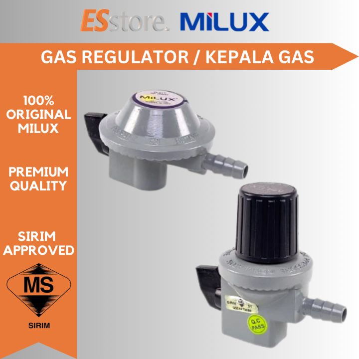 MILUX LOW PRESSURE / HIGH PRESSURE GAS REGULATOR WITH Sirim Approved ...