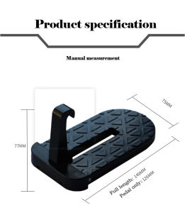 Car Safety Hammer Car Door Step Multifunction Car Roof Rack Step Car Repair Tool Door Pedal