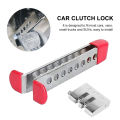 Stainless Steel Pedal Lock Car Lock Brake Anti Theft Lock Nut Paddle Brake Lock Car Brek Kereta Car Paddle Lock Car. 