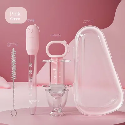 5in1 Baby Medicine Dropper Kids Syringe Dropper Infant Needle Feeder Silicone Nipple Feeding Tool