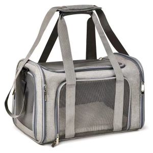Soft Side Dog Carrier Backpack | Airline Approved Pet Travel Bag | Cat & Dog Transport Carrier