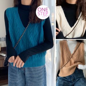 Rompi Vest Cable Knit Rajut Premium (B1-014-C06)