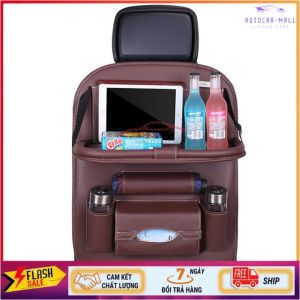 Túi Để Đồ Ô Tô Cài Sau Ghế - Chất Liệu Da Cao Cấp Thiết Kế Để Treo Ở Mặt Sau Của Ghế Xe Quai Đeo Thuận Tiện Khi Cất Giữ Đồ