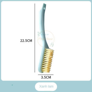 Bàn Chải Lông Mềm Tay Cầm Dài Chà Chân Giặt Giày Tiện Lợi 22.5x3.5cm