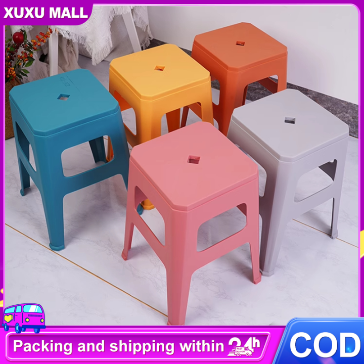 Monoblock Stool Uratex Chair Round Plastic Bangkito Dining Stool