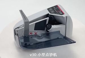 Handy Bill Cash Banknote Counter Money Currency Counting Machine AC or Bat-tery Powered