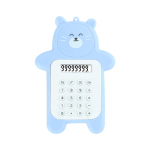 Kalkulator Mini Cute Portable 8 Digit Motif Bear Tombol Karet ATK004 - LPM
