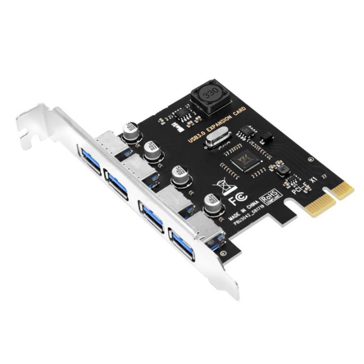 4 Port Usb 30 Pci E Expansion Card Pci Express Pcie Usb 30 Hub Adapter 4 Port Usb30 2347