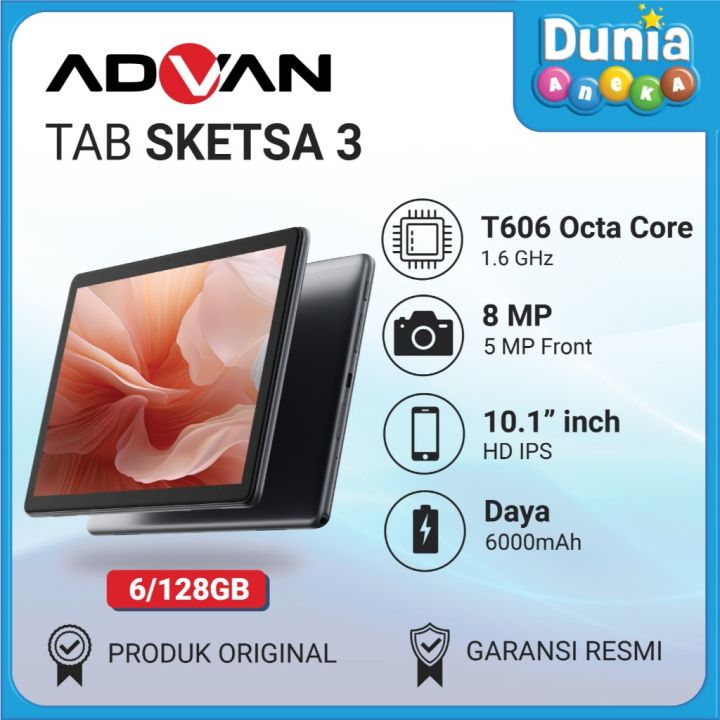 Advan Sketsa 3 tablet with stylus and keyboard docking
