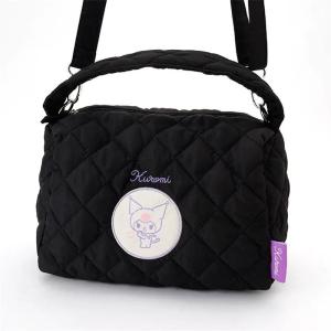 ZEEMIN Halloween Christmas Japanese Cartoon Cute Sanrio Kuromi Rhombic Shoulder Bags Fashion Down Space Cotton Saddle Bag Joker Messenger Bag Tide Kawaii