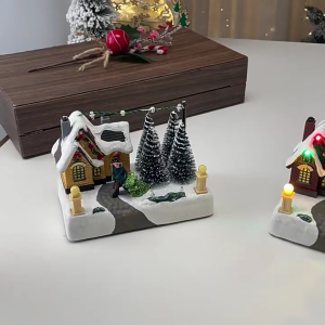 Lễ hội spinnings LED hộp nhạc chơi truyền thống giáng sinh bài hát an toàn cho trẻ em sử dụng trong nhà