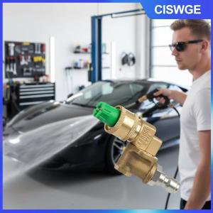 CISWGE Khớp nối máy rửa áp lực xoay 180° kèm 5 đầu vòi phun góc đầu gắn vệ sinh máng xối kết nối nhanh 1 4 dùng cho gia đình