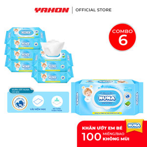 Khăn Ướt Em Bé NUNA Không Mùi 100 Miếng/Bao