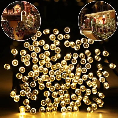 7m/12m/22m/32m Solar Christmas Light Outdoor Solar Lights With Solar Panel Christmas Lights Solar Power Xmas Lights Waterproof Solar Fairy Lights Xmass Light Solar Sale Solar Christmas Lights 300 Led