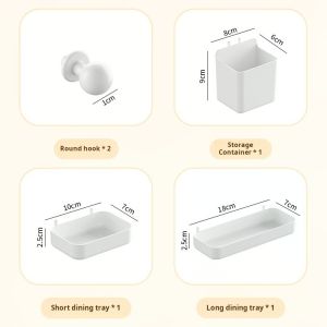 Desk Storage Box Desktop Organizer A4 file rack Pegboard rack Pegboard organizer Document organizer