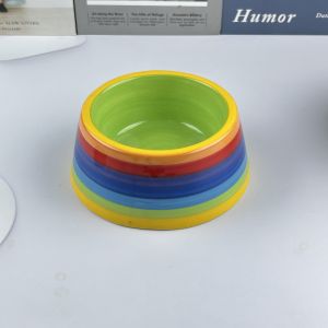 ชามเซรามิค  ชามอาหารน้องหมา ชามอาหารสุนัข  ขนาด 5.25 x 2.6  และ 6.3 x 3.5 นิ้ว