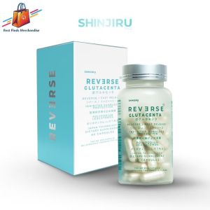 SHINJIRU Reverse Whitening and Anti-aging GLUTACENTA Glutathione w/ Placenta 60 Capsules
