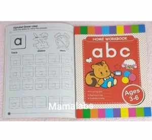 KIDS TRACING AND WRITING PRACTICE BOOK ALPHABET AND NUMBERS WORKBOOK EDUCATIONAL CHILDRENS BOOKS 38 PAGES