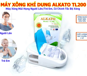 Máy Xông khí dung và Hút Mũi 2 Trong 1 ALKATO TL200 - Công Nghệ Nhật Bản