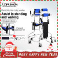 XCFASHION Eight wheel walker rehabilitation equipment stainless steel Adjustable pulley walker. 