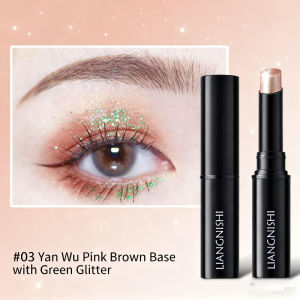 Water Light Jelly Eyeshadow Stick Non Flying Powder Long Lasting Shimmer Highlighter Stick for Beginner Friendly Eye Cosmetics