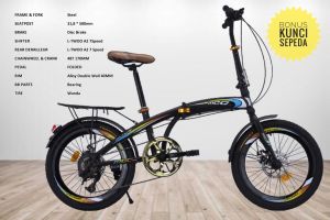Sepeda Lipat 20 Inch MCC Bike: Sepeda Ringan & Mudah Dibawa