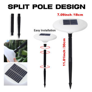 RGB Solar Powered Garden Light with Remote Control IP65 Waterproof Outdoor Solar Lawn Lamp for Yard Landscape Color Changing Solar Light