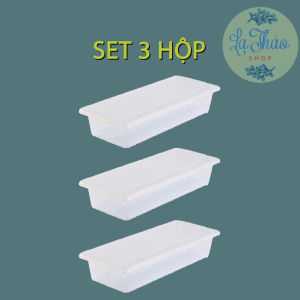 Combo Hộp Nhựa Bảo Quản Đồ Tươi Thực Phẩm Trong Tủ Lạnh