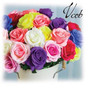 1 Piece Artificial Flowers Single Rose Branch Decor Home Table Room Wedding Flower Arrangement Materials Valentines