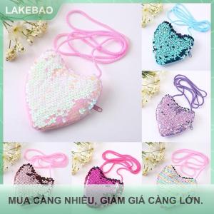 【LAKEBAO】 Ví tiền xu đính kim sa sáng tạo Túi Đeo Vai tình yêu đưa thư cho bé gái ví tiền xu