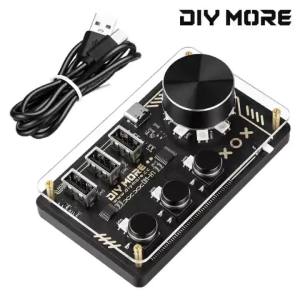 Kirilgu DC 5V DIYMORE HUB DM-H1 HUB Programmable Keyboard Controller with RGB LED HID Hub Electronic Kit Q3P9R