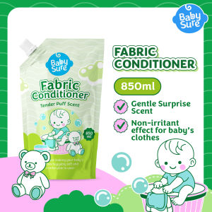 BABY SURE FABRIC CONDITIONER - TENDER PUFF MILD & BABY-SAFE 850ML
