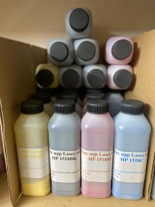 Bộ 4 chai Mực nạp laser màu Hp Canon | Mực Hp 1215 Canon 5050 - 45g