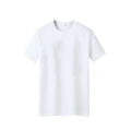 2024 men- Shirt Loose Couples Shirts Cotton T-shirt Crew Neck Black Plain Casual Womenswear. 