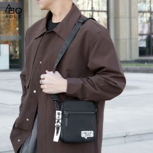 ABOSOLE Mens Shoulder Bag Fashion Messenger Bag Waterproof Oxford Cloth Bag Mini Cross Body Bag Large Capacity Travel Bag Business Bag Phone Bag Lightweight Casual Bag Leisure Sport Street Bag