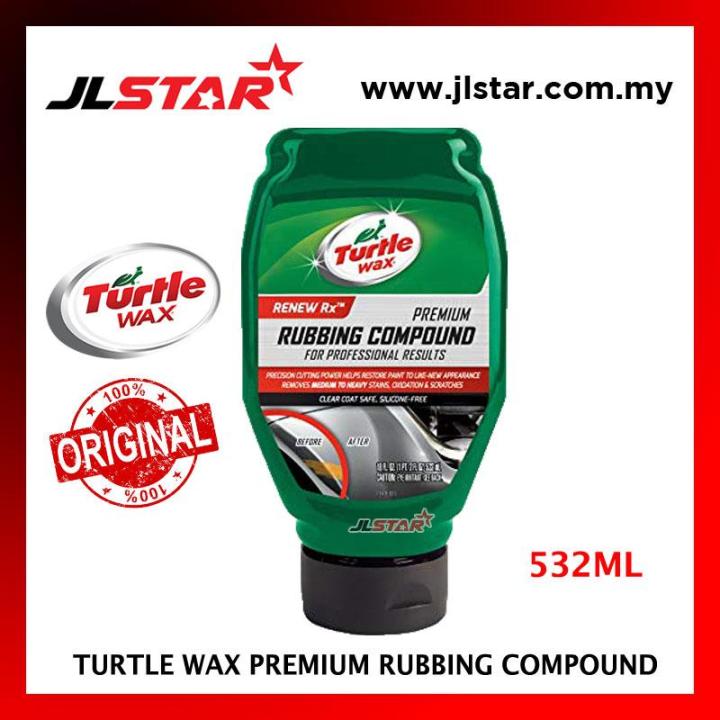 100% ORIGINAL TURTLE WAX CAR PREMIUM RUBBING COMPOUND T-415 (532ML)