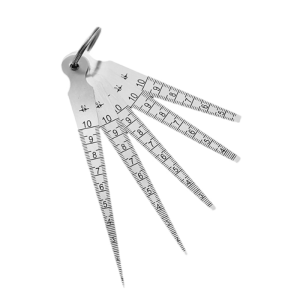 Strong Tapered Feeler Gauge Set with Calibrated Cut Gaps Measuring Instrument Tool for Engineering Tasks