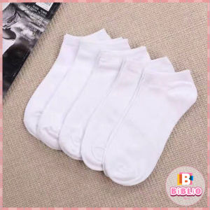 BIBLIO Mens Cotton Socks Invisible Socks Foot Socks For Men 3 Colors Black/White/Grey