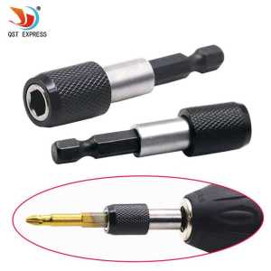 QSTEXPRESS Extender Bor Hexagon Magnetic Shank 1/4 Inch 60mm - QST-0015