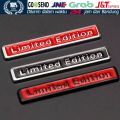 Emblem Logo Limited Edition Mobil Bahan 3D Metal Stiker Emblem Mobil Universal. 