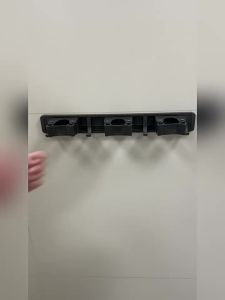 SXH Powerful mop wall-mounted clip no-drill required for bathroom storage broom hook mop rack