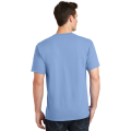 Baju Kaos Lengan Pendek Polos O Neck Unisex Warna Biru muda atau biru langit Bahan Katun Combed 30s Adem Kualitas Premium. 